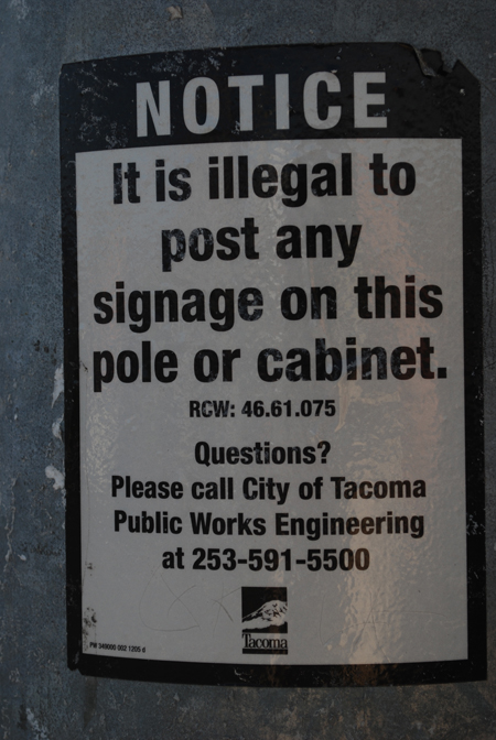 No posting!