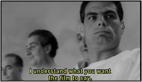 Still from Fellini's 8½ (1963)