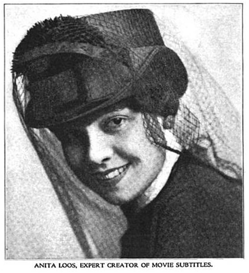 Anita Loos, Expert Creator of Movie Subtitles