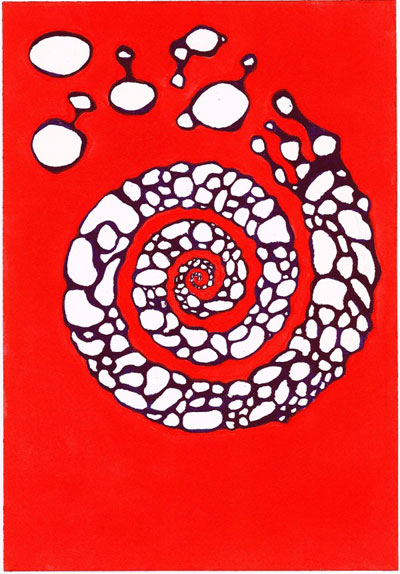 Spiral of stones