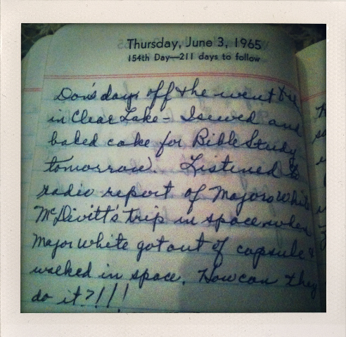 My grandmother's diaries