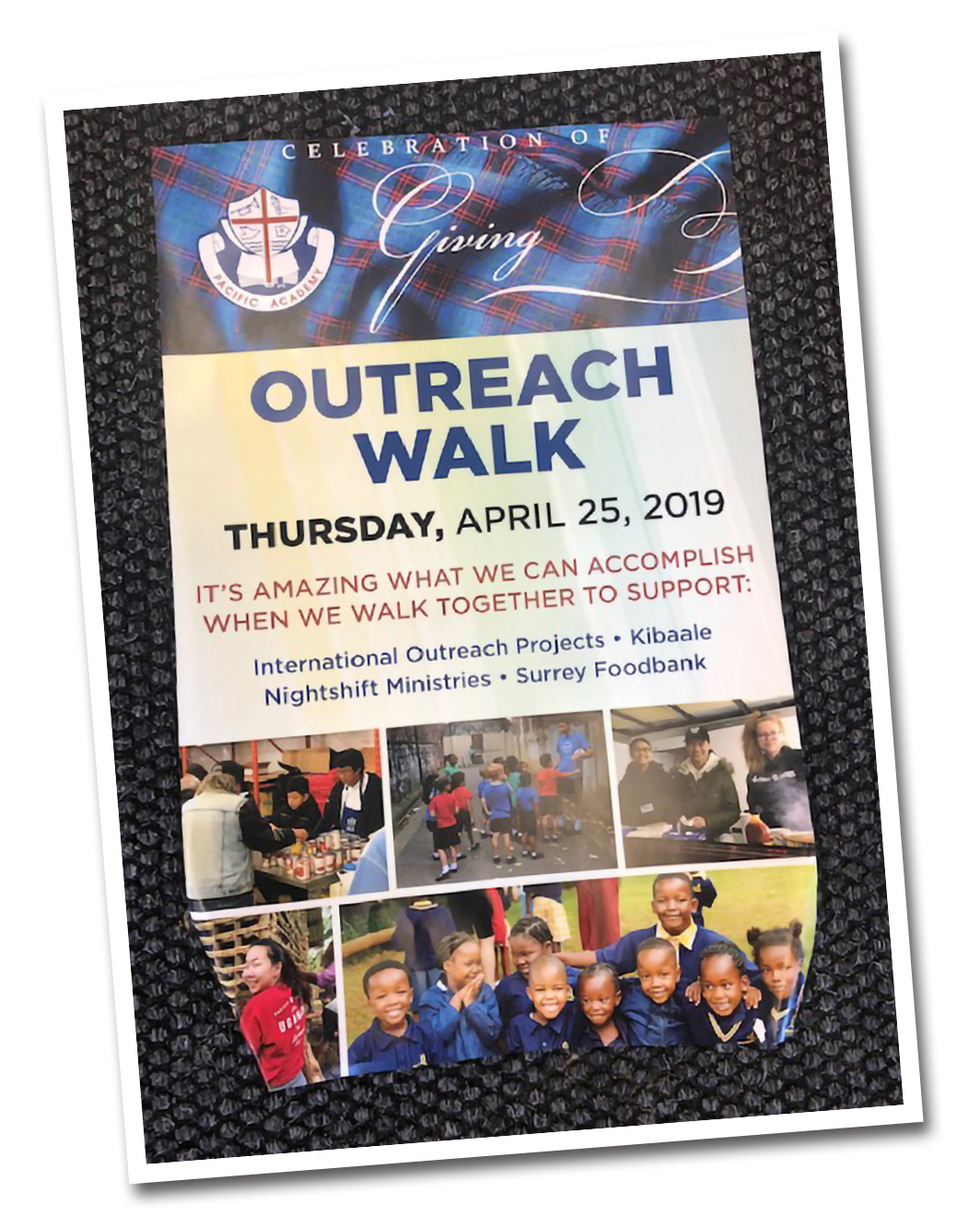 Outreach walk brochure