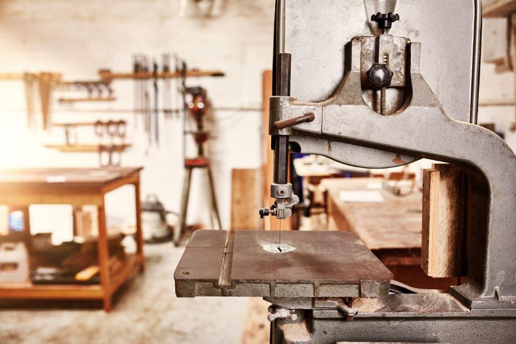 Old-fashioned bandsaw