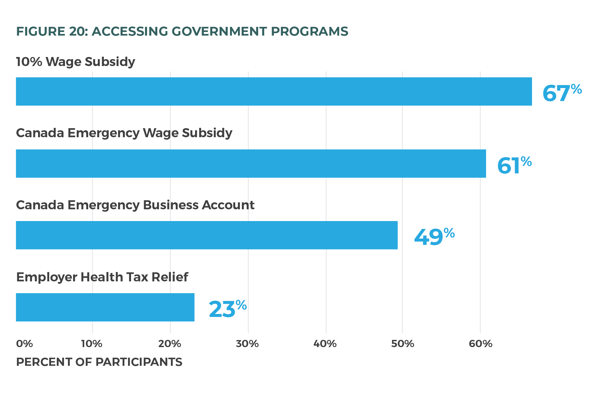 Figure 20: Accessing government programs