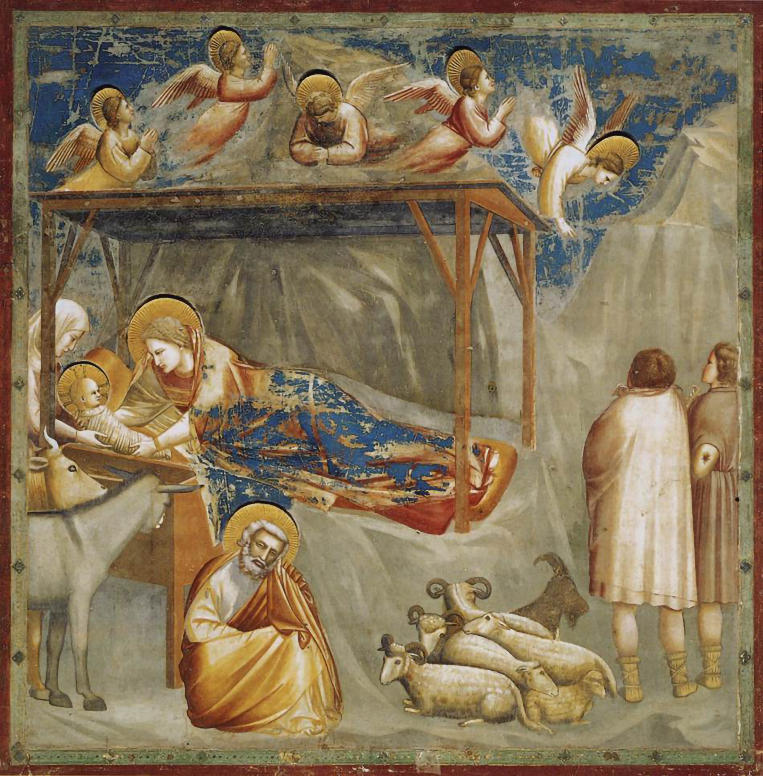 Nativity. Birth of Jesus, Giotto