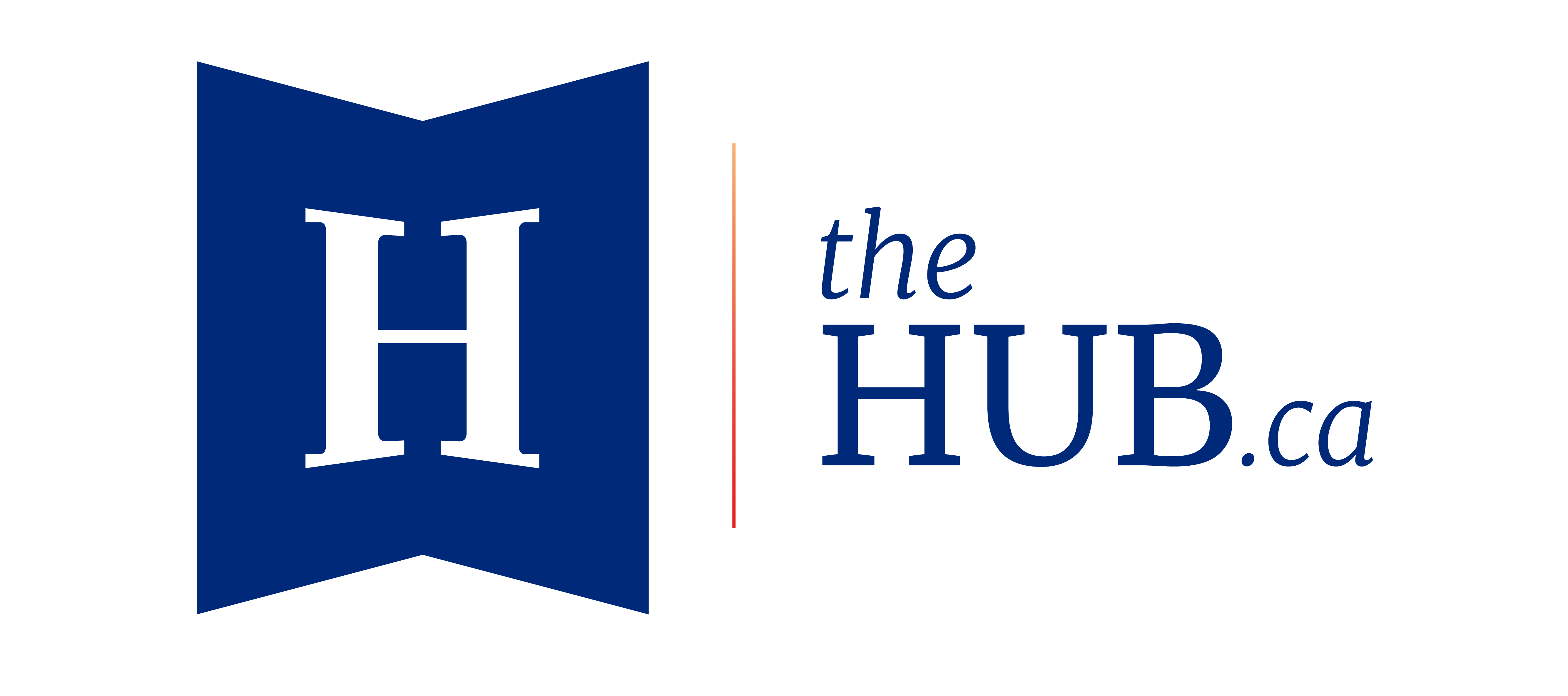 the hub logo, the co-sponsor of the event